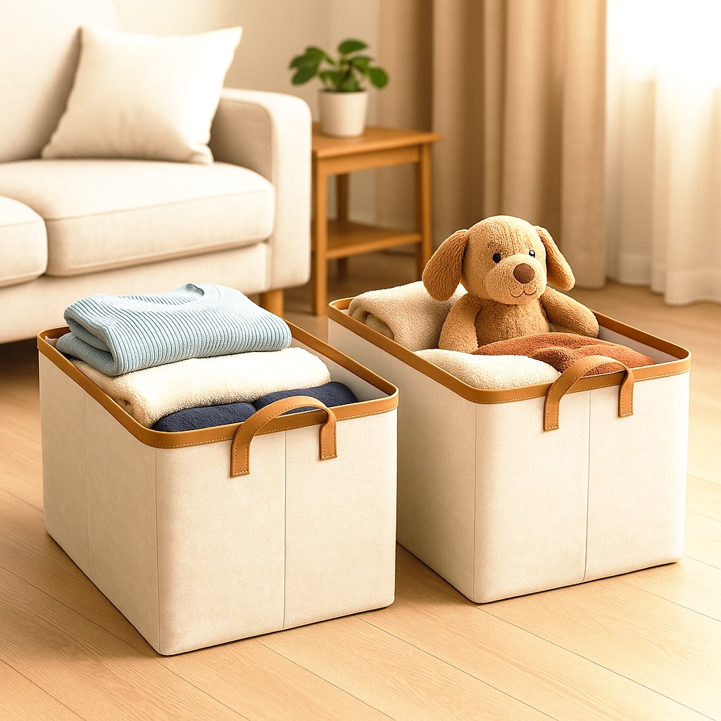 레디박스 공간활용 접이식 50L 대형 옷 이불 다용도 정리함, 2개, 베이지 17,900원