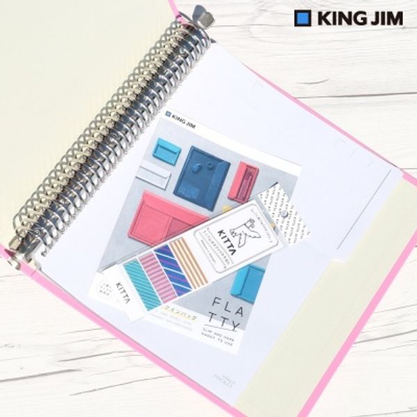 A4 루스리프 내지..킹짐 30공 바인더노트 리필 속지-하프 포켓 인덱스지 HC-14 4,750원