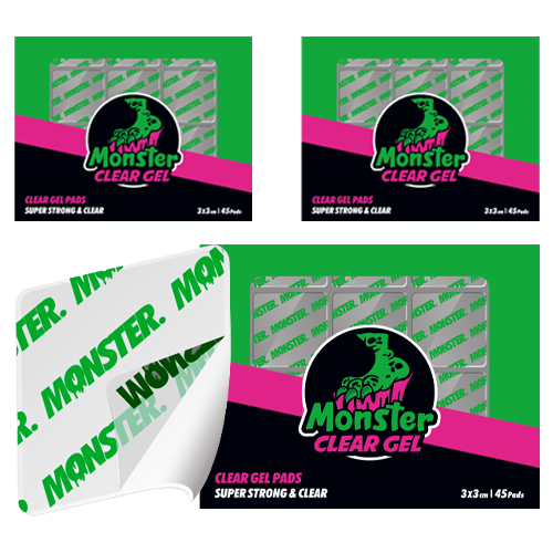 몬스터겔 초강력 사각 스티커형 클리어겔 45p, 3개 29,700원
