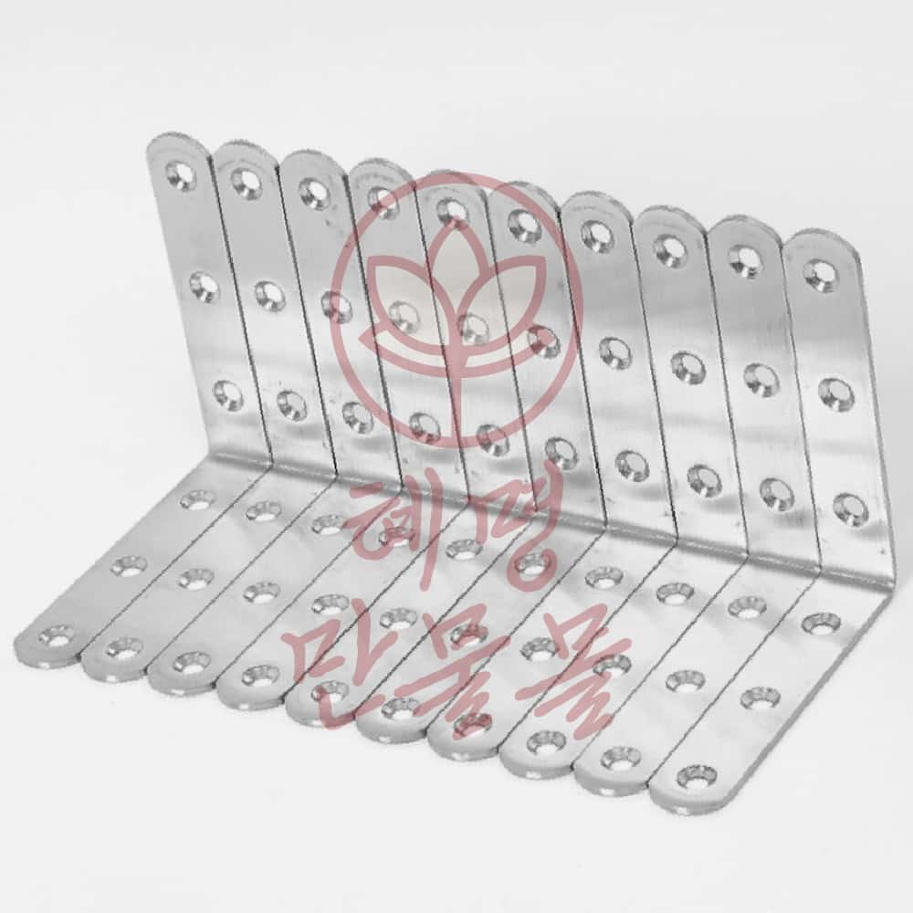 코너철 10P 1세트 100x100mm 혜명만물몰 보강철물 L자선반대 가구꺽쇠 꺽쇠 가구부속품 20,990원