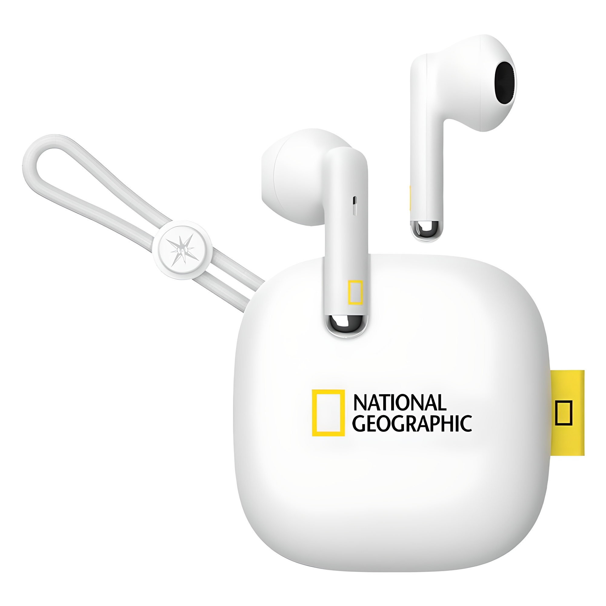 내셔널지오그래픽 무선 블루투스 이어폰, NGM-TWE, 화이트, 4시간, NGM-TWE, 화이트 37,000원