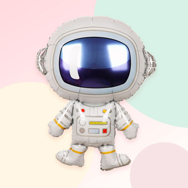 [예쁨주의지호] 대형 입체 우주풍선 /우주인풍선/UFO풍선/로켓풍선/지구풍선/우주풍선, 대형 우주풍선_우주인 2,500원