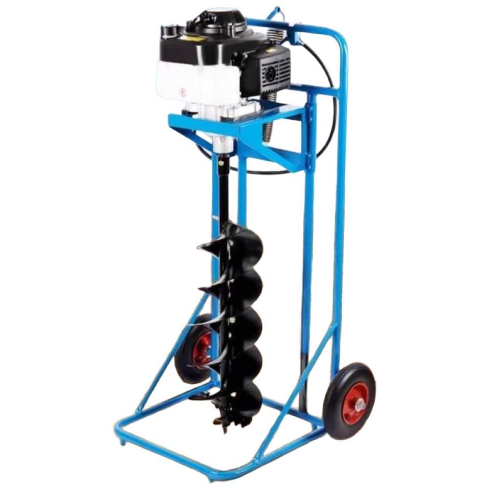 빌드테크 항타기 땅파는기계 자동 드릴 엔진 구굴기 4행정 농업용 말뚝박기 텃밭 나무심기, 1개 531,000원