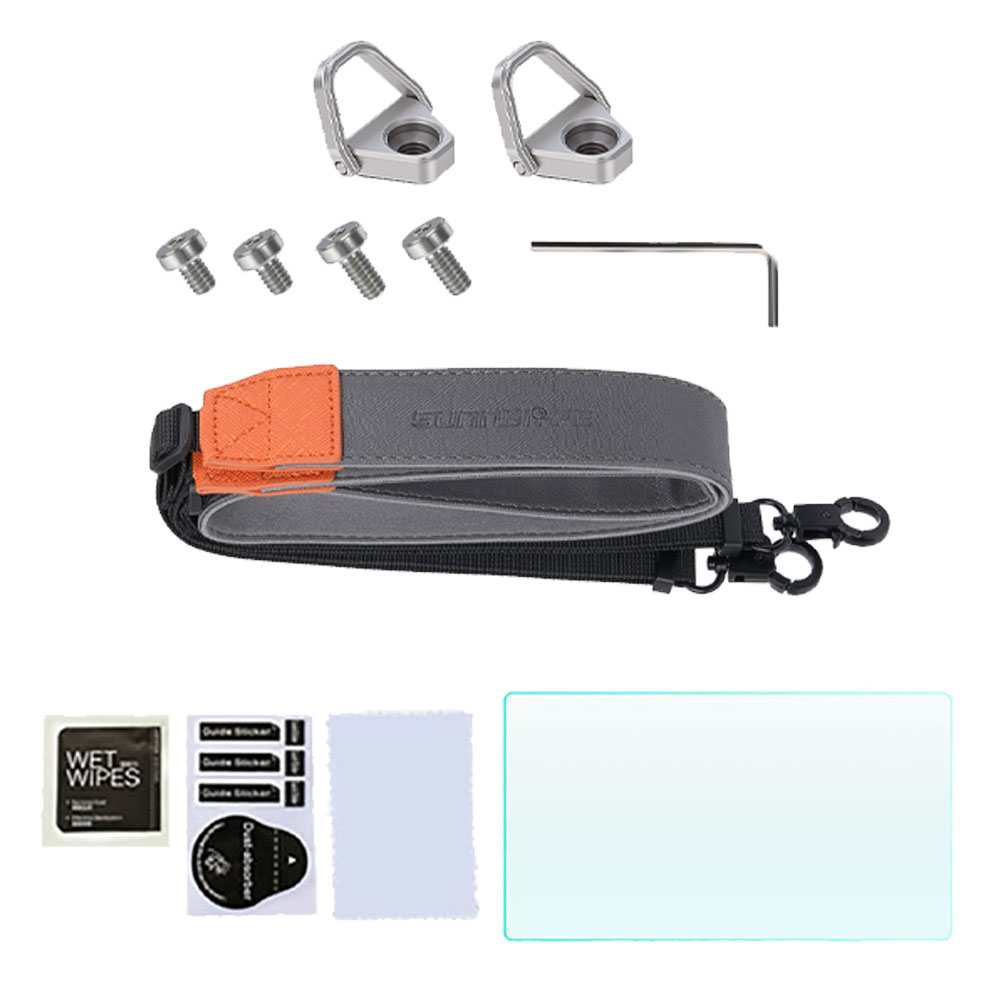 써니라이프 dji RC2 컴포터블 넥스트랩+액정보호 강화유리필름 패키지 미니5프로/매빅4프로/에어3s/플립 드론 조종기 액세서리 22,900원