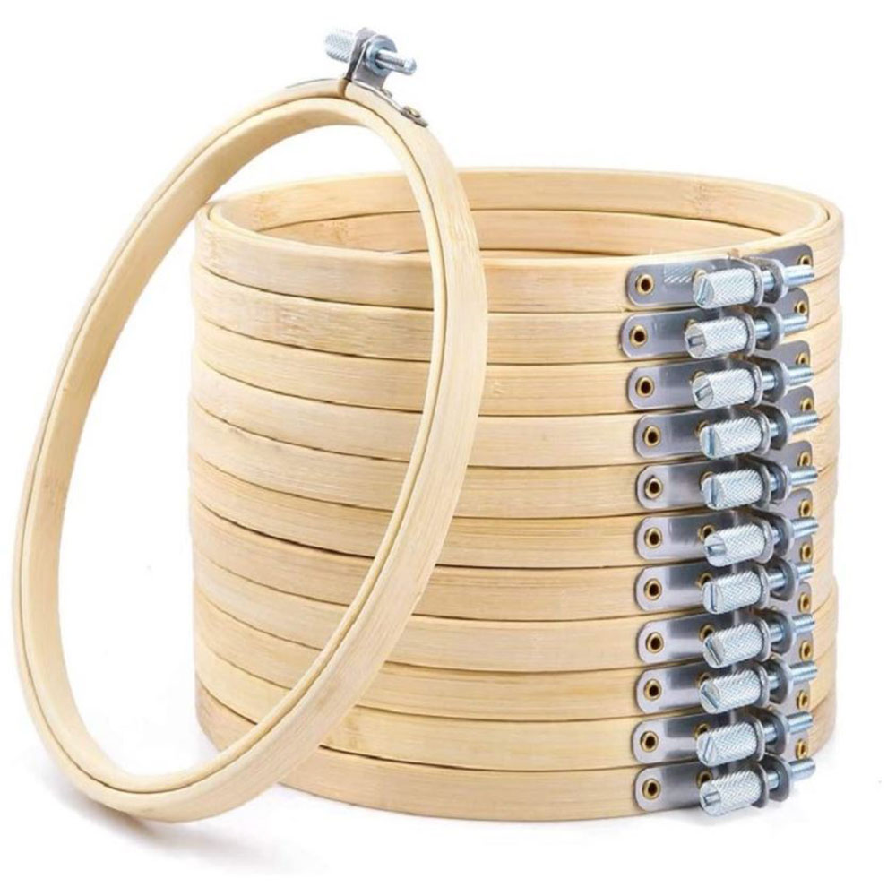 osshop 십자수틀 23cm 대나무 원형 수틀 7,900원