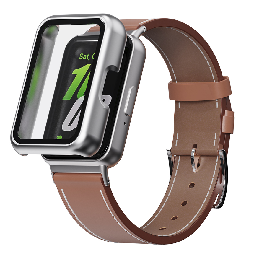 칸탐 갤럭시워치핏3 풀커버케이스 + 가죽스트랩 세트 16,550원