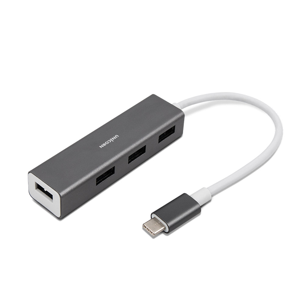 유니콘TH-601C C타입6i1 HDMI 미러링멀티허브 PD100W충전가능, 메탈, 1개 18,900원
