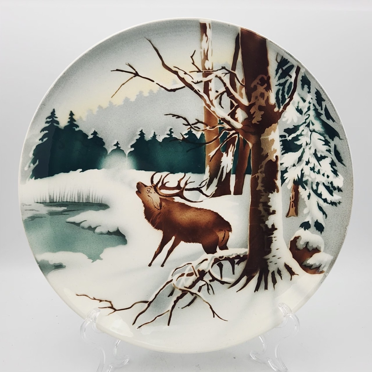 [앤틱] 독일 올드 빌레로이앤보흐 대형 장식접시A (1874년 경) 85,000원