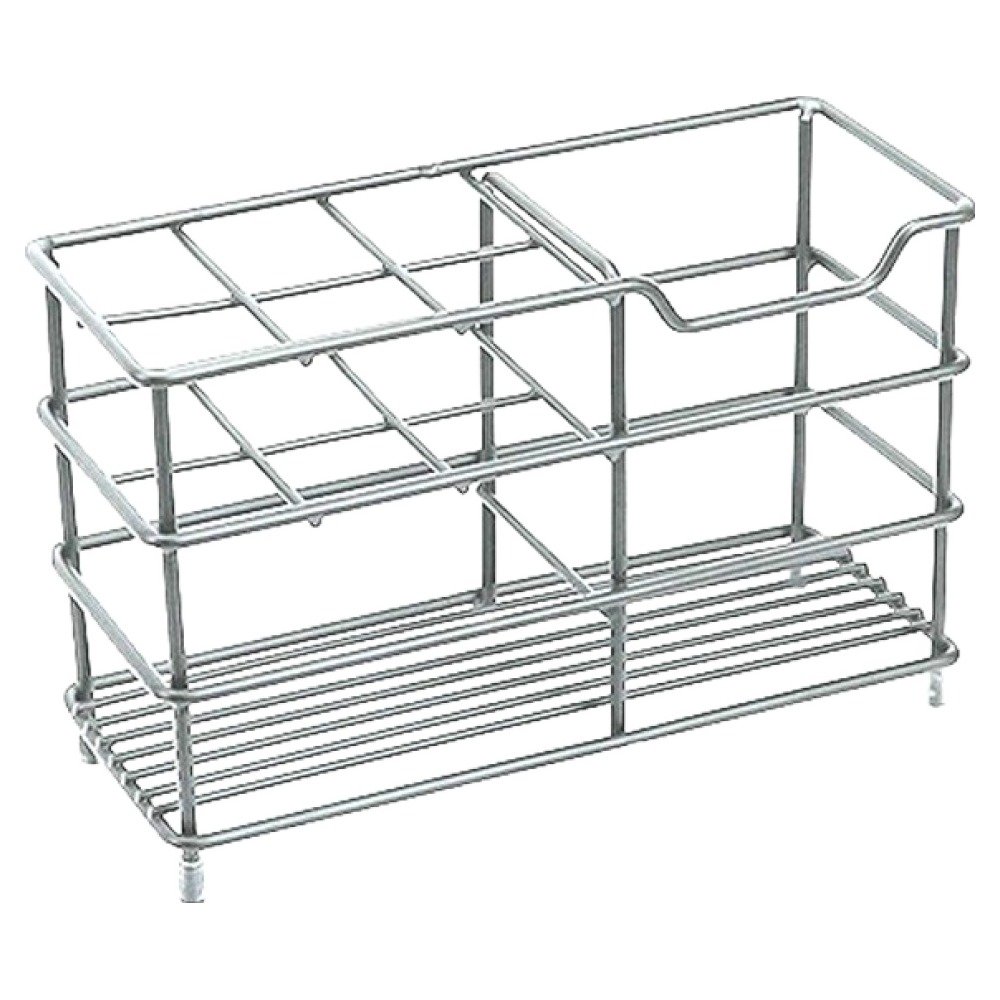 리빙공감 스텐 치약 칫솔 면도기 거치대 6구, 1개, 실버 8,900원