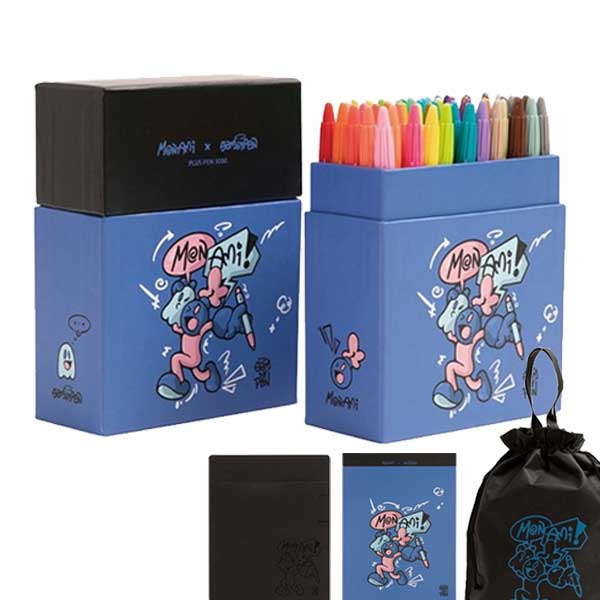 모나미 프러스펜 3000 60색 세트 노트 더스트백 구성 플러스펜, 1개, 혼합색상 20,000원