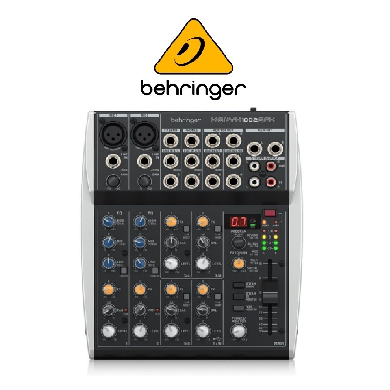 베링거 1002SFX 아날로그 믹서 10채널 USB 오디오 인터페이스 215,000원