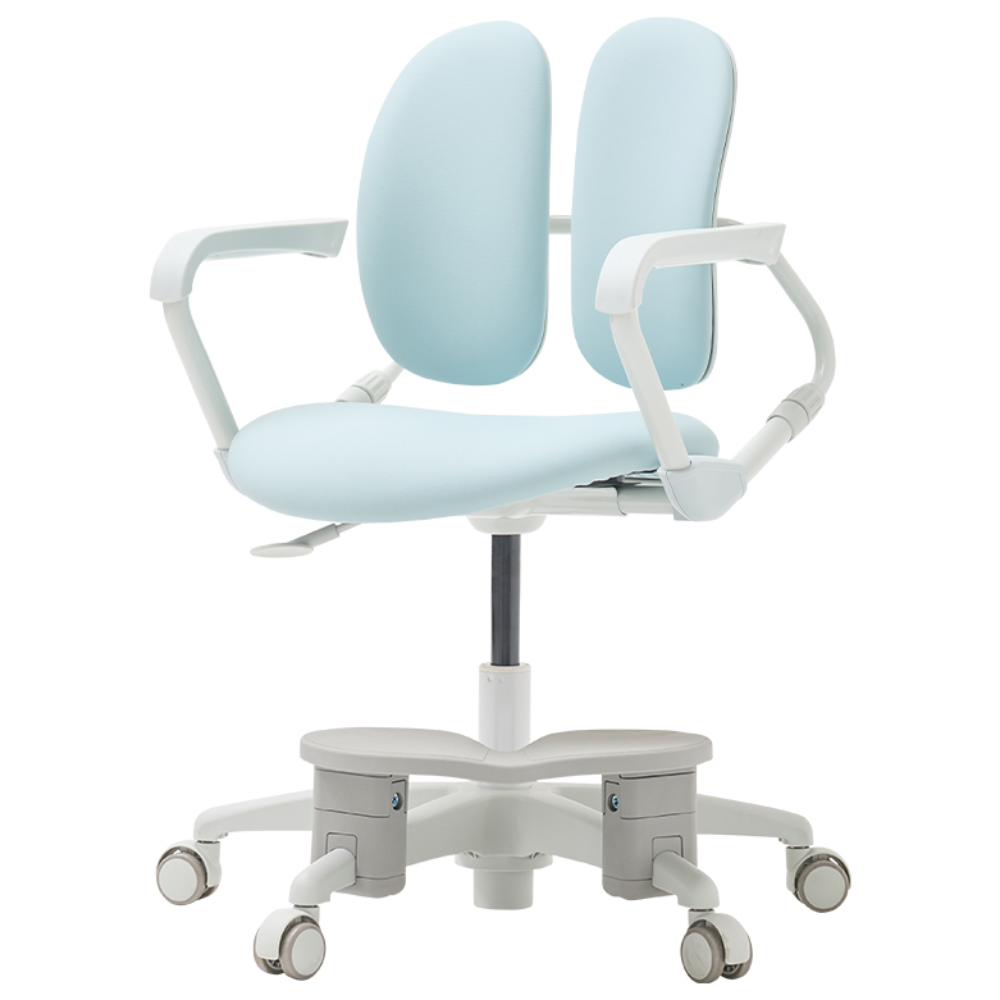 듀오백 밀키에코 초등학생 어린이 의자(발받침+스탑캐스터), 스킨 베이지 189,000원