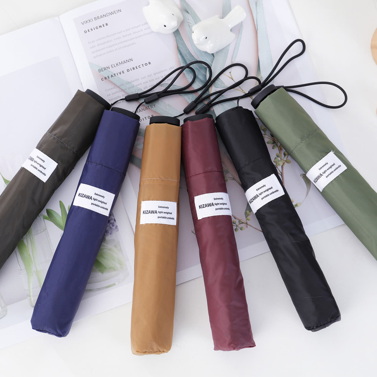 키자와 88g 초경량 여행용 휴대용 3단 미니 우산 MEX-05-320UI 카본 살대 일본 브랜드 정품 39,950원