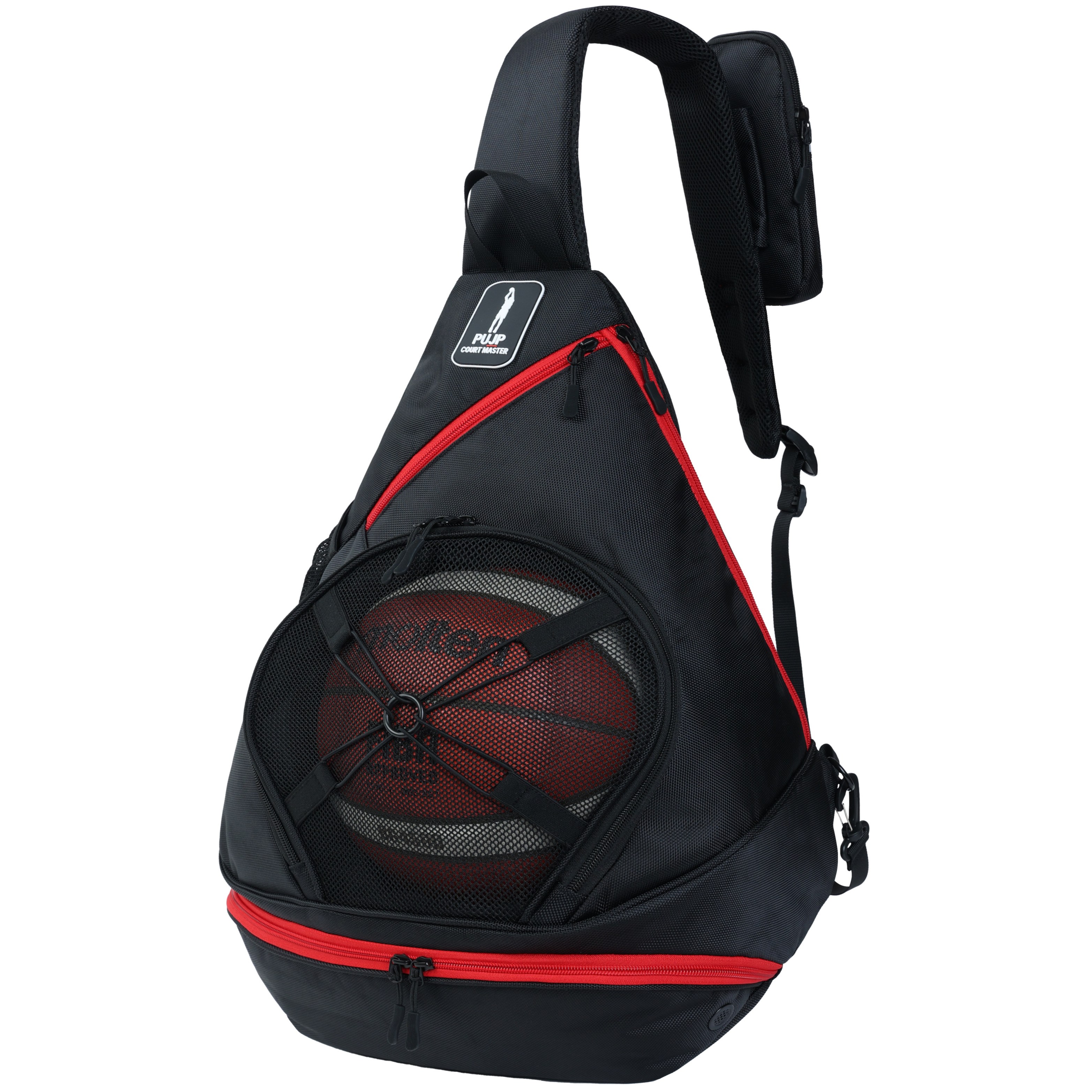 PUJP 슬링백 축구 농구 배구 농구공 가방 농구화 축구화 농구가방 축구가방 배드민턴 테니스, 500개, BLACK 28,990원