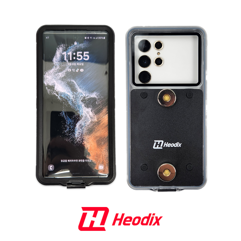 허딕스 오토바이 핸드폰 방수케이스 찍판 충전패드 20,000원