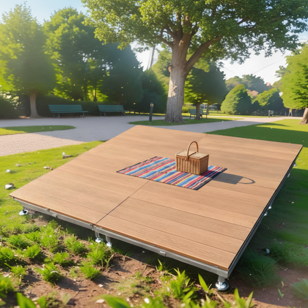 에버데크 조립식 평상 마루 야외 데크 맞춤제작, 로즈우드브라운2세대 220,000원