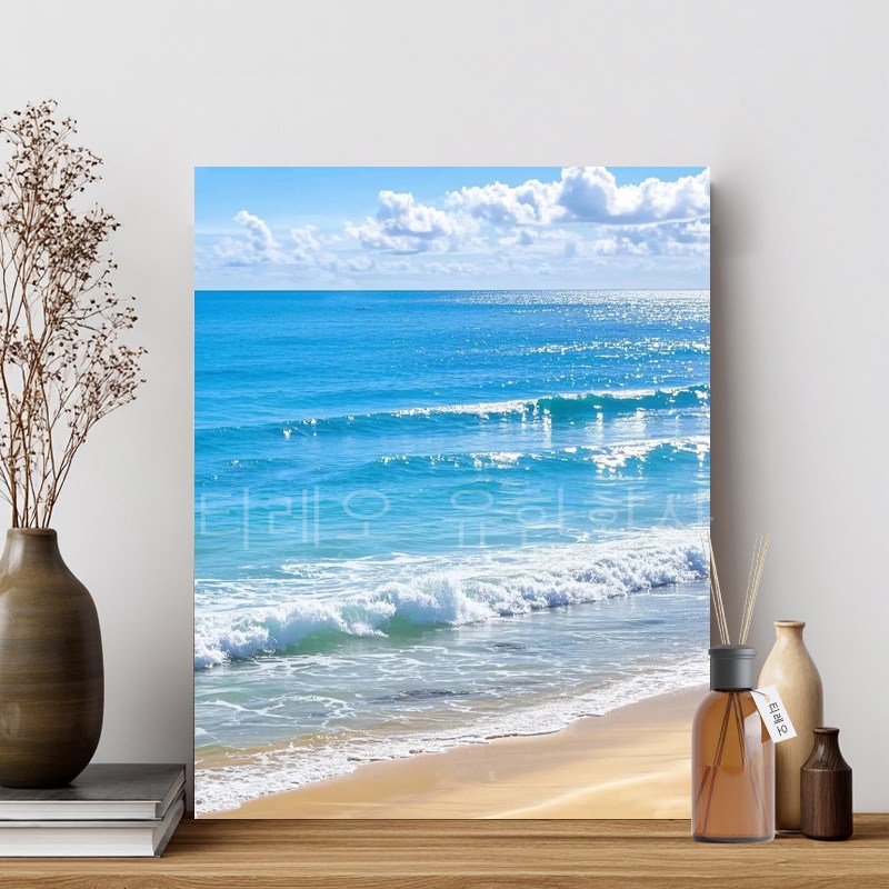 티레오 보석십자수캔버스형 40x50cm DIY 구슬 비즈 십자수 액자형 3D 원형비즈 재물 인테리어 그림 23,800원