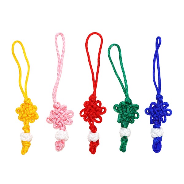 (재미스쿨) 매듭끈 국화A 대형 5개입 (1팩) 전통 매듭 장식 3,100원