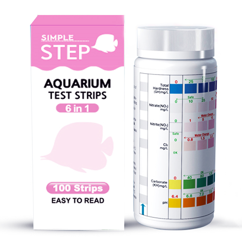 심플스텝 아쿠아리움 6in1 수질 테스트 스트립 100p 14,000원
