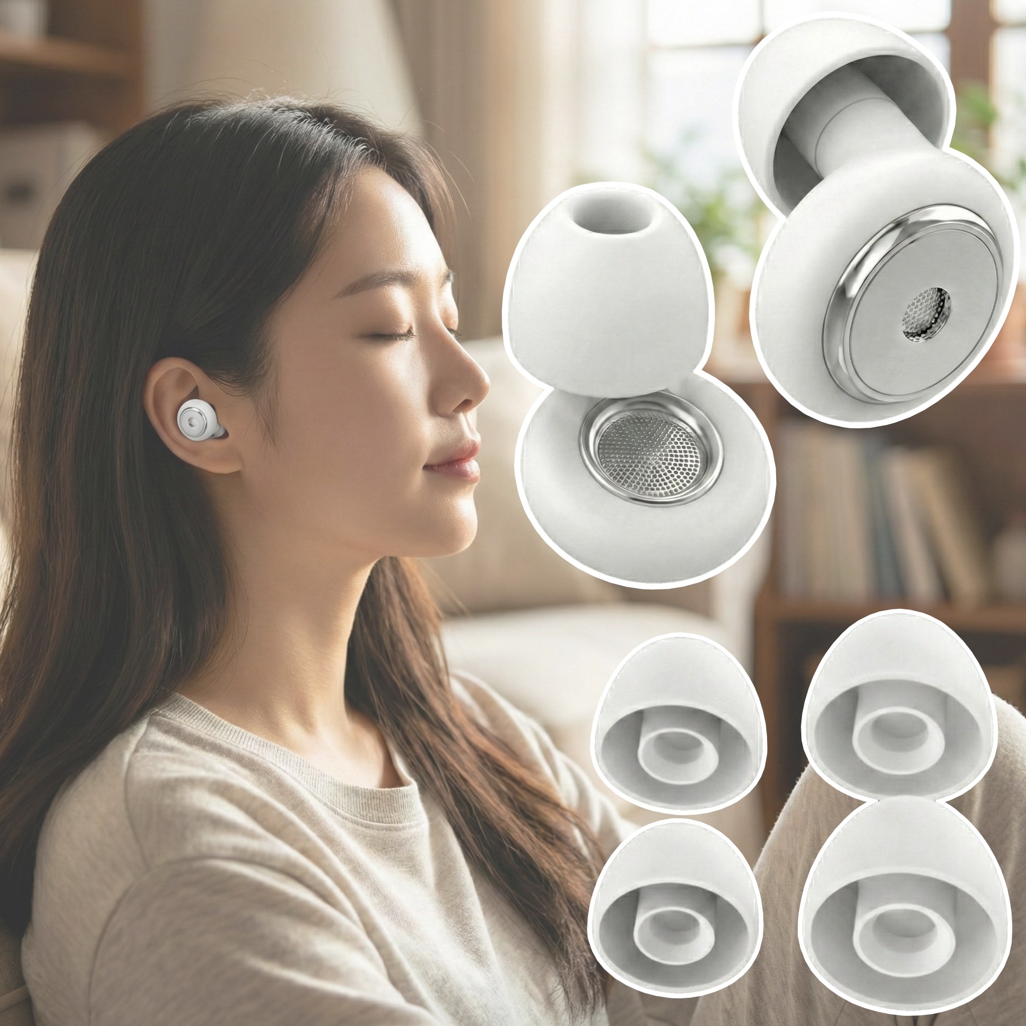 원앤미 소음 차단 수면 귀마개 7,500원