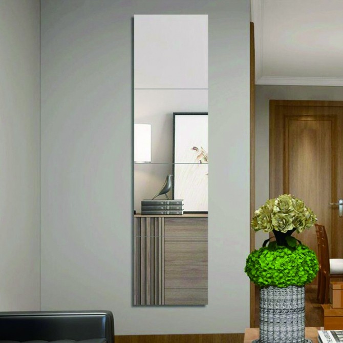 현관 아크릴거울 사각 벽걸이 무타공 부착형 전신 30x20cm 거실 아크릴 욕실 안전 거울 화장대 붙이는_10992026EA, 상세페이지 참조 5,320원