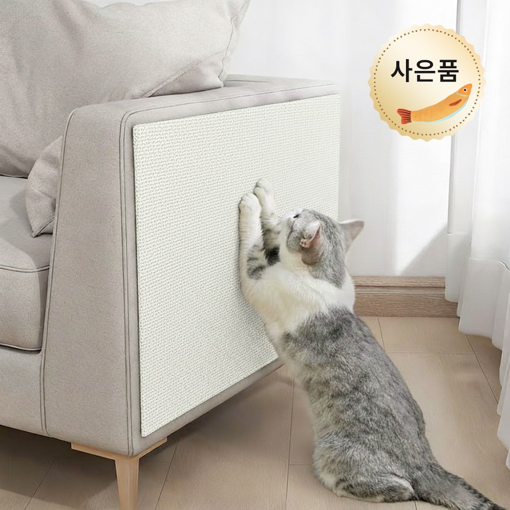사시한사 붙이는 벽걸이형 고양이 스크래쳐 잘라쓰는 벽지 보호 소파 긁힘 방지 캣닢 증정 집사 추천 11,980원