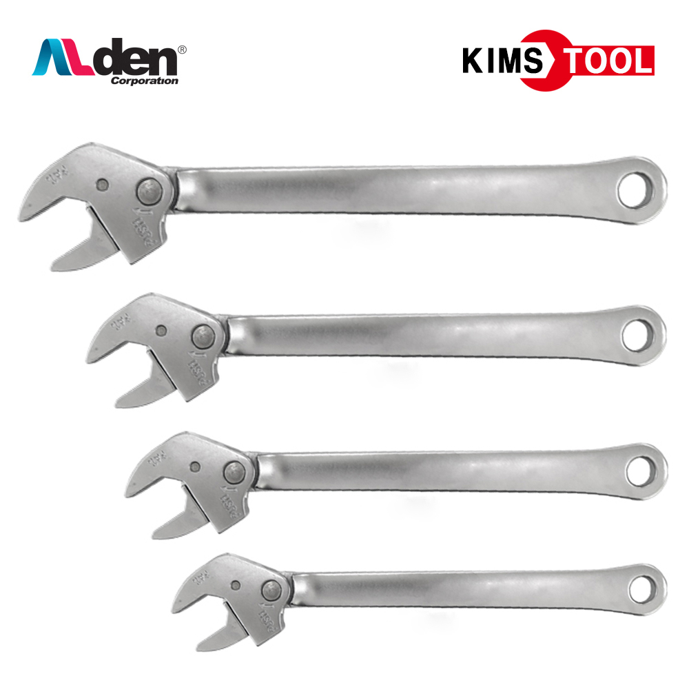알덴 자동 스패너 (인치/미리겸용) JW 09~11mm / 12~14mm / 15~17mm / 18~20mm 자동 몽키 라쳇 스패너 렌치 스파나 ALDEN 30,600원