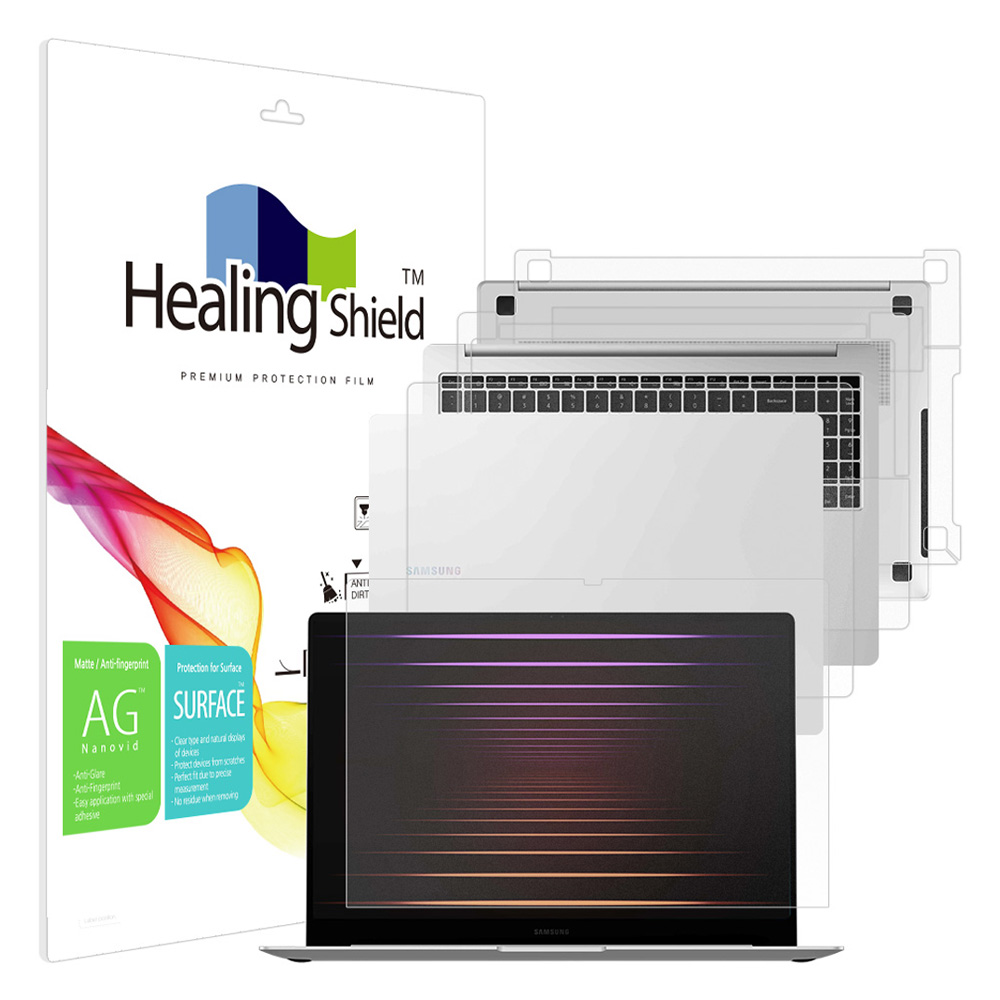 힐링쉴드 갤럭시북5 프로 16 NT960XHA 저반사 액정보호필름 외부 3종 세트, 1개 53,520원