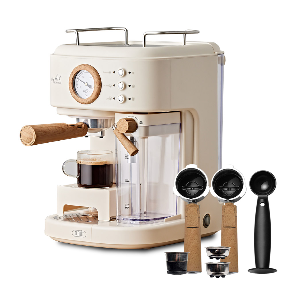 플랜잇 에스프레소 커피머신 the ART 3in 1, PCM-NF21W, 노르딕크림화이트 219,000원