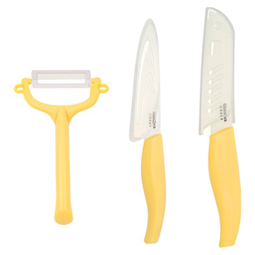 글라스락 베이비 이유식 세라믹 칼 3종 세트, 칼 2종 + 필러, 1세트, 옐로우 19,900원