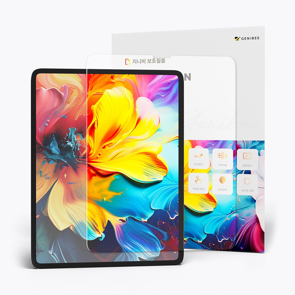 지니비 리얼컬러 AR 초고화질 무반사 태블릿PC 액정보호필름 세트 22,900원