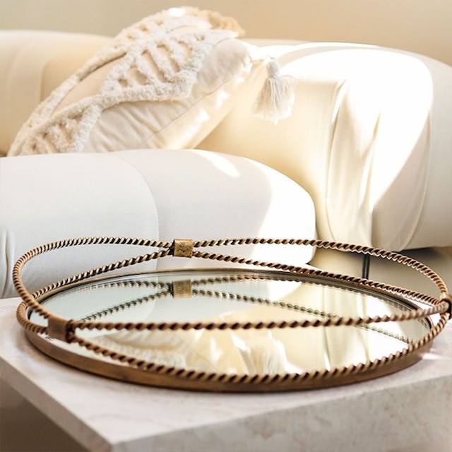 메종RK 대형 거울 트레이 원형 미러 S05002509003100 29,900원