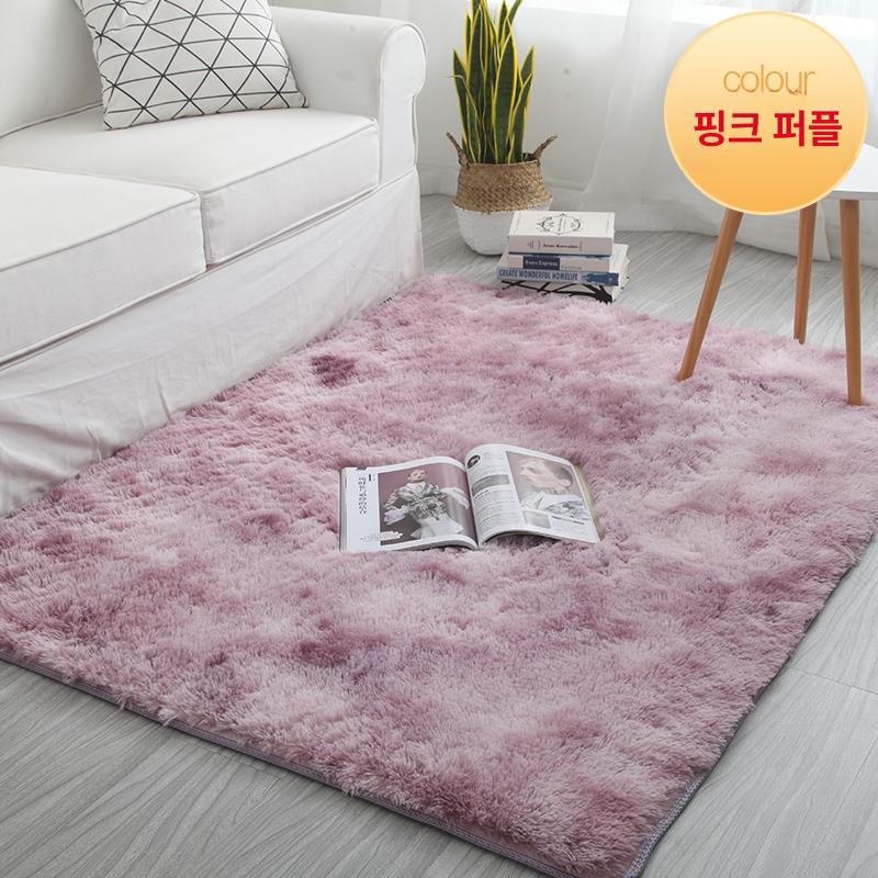 연화삼월 장모 러그 거실 러그 침실 카페트 매트 유럽 카펫 층간소음방지 포름알데히드없음 31,000원