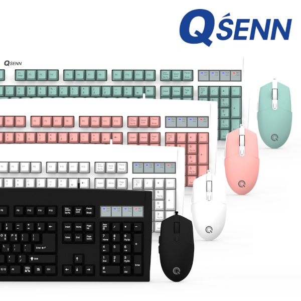 QSENN KM3500 PLUS USB 유선 데스크탑 세트 [키스킨포함] 16,800원