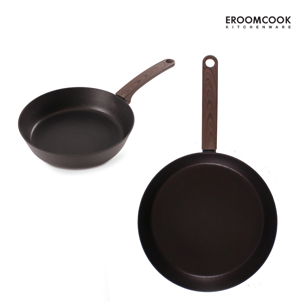 이룸쿡 브라운 이노블 24cm 프라이팬 28cm 프라이팬 2종세트, 1개 48,800원