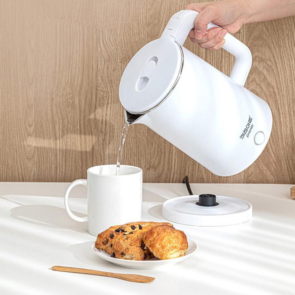 키친아트 화이트 무선포트 1.8L 통주물 일체형 304스텐 전기주전자 34,000원