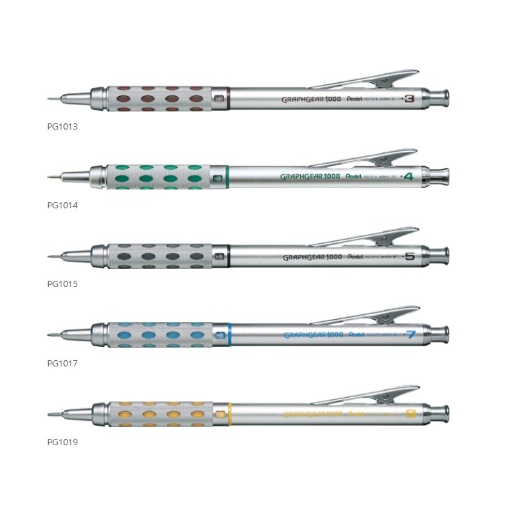 정품펜탈 그래프기어 1000 (PG1013 1015 1017 1019)제도샤프+아인샤프심1개, 1개, 0.5mm+2B심 15,160원
