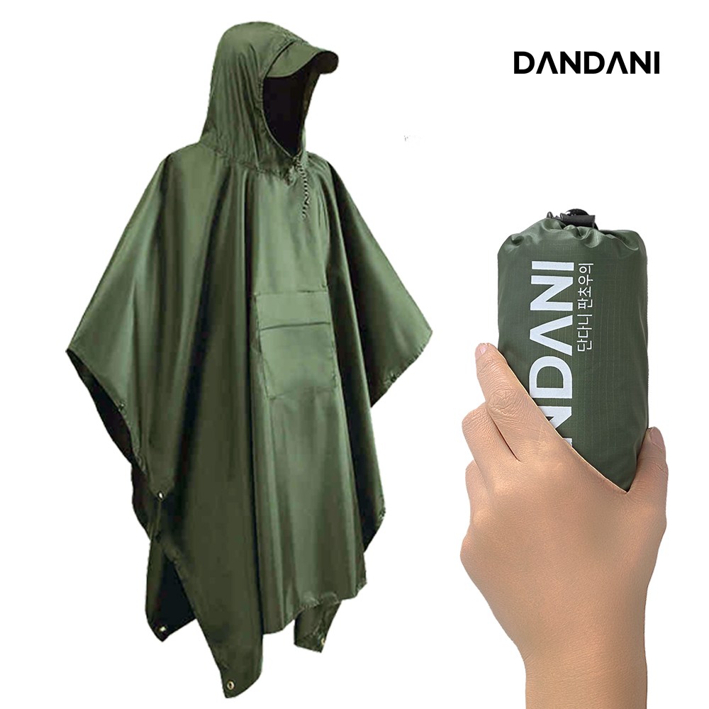 단다니 경량 판초우의 등산 우비 캠핑 비옷 여행용 레인코트 19,800원