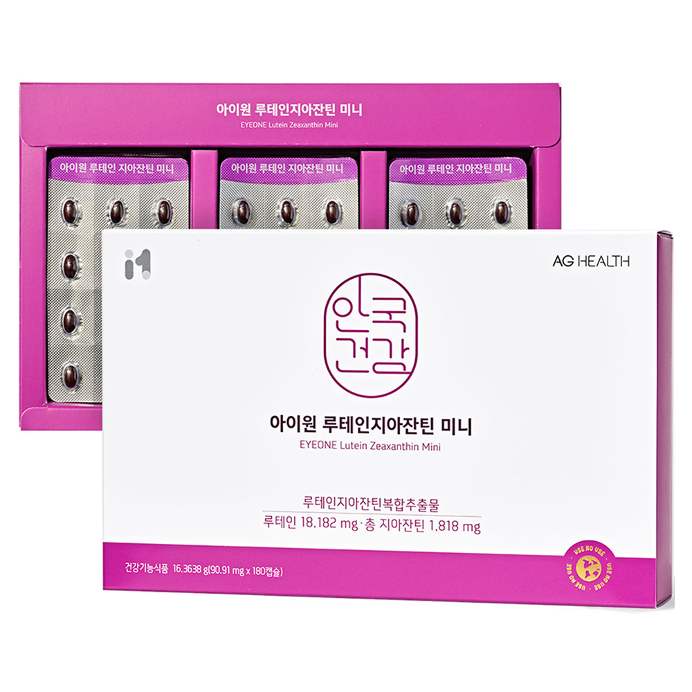 안국건강 아이원 루테인지아잔틴 미니 31,620원