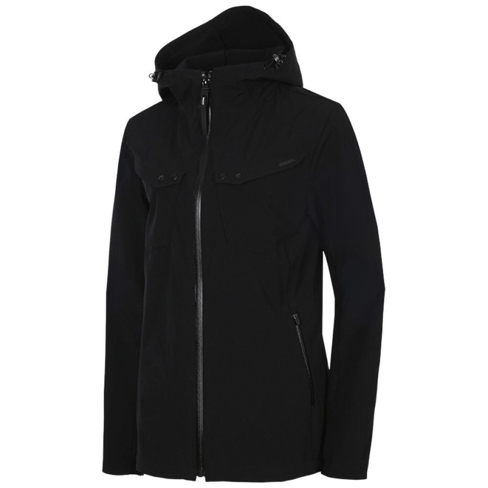 로켓그로스_제옥스 여성 G3 스포츠 라이크라 멤브레인 바람막이(방수,방습) 후드자켓 블랙 35,000원