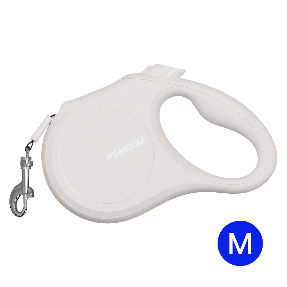 페키움 플로우핏 자동리드줄 강아지 산책줄 목줄 꼬임방지 PRL-02, 1개, 페키움 PRL-02 아이보리 19,500원