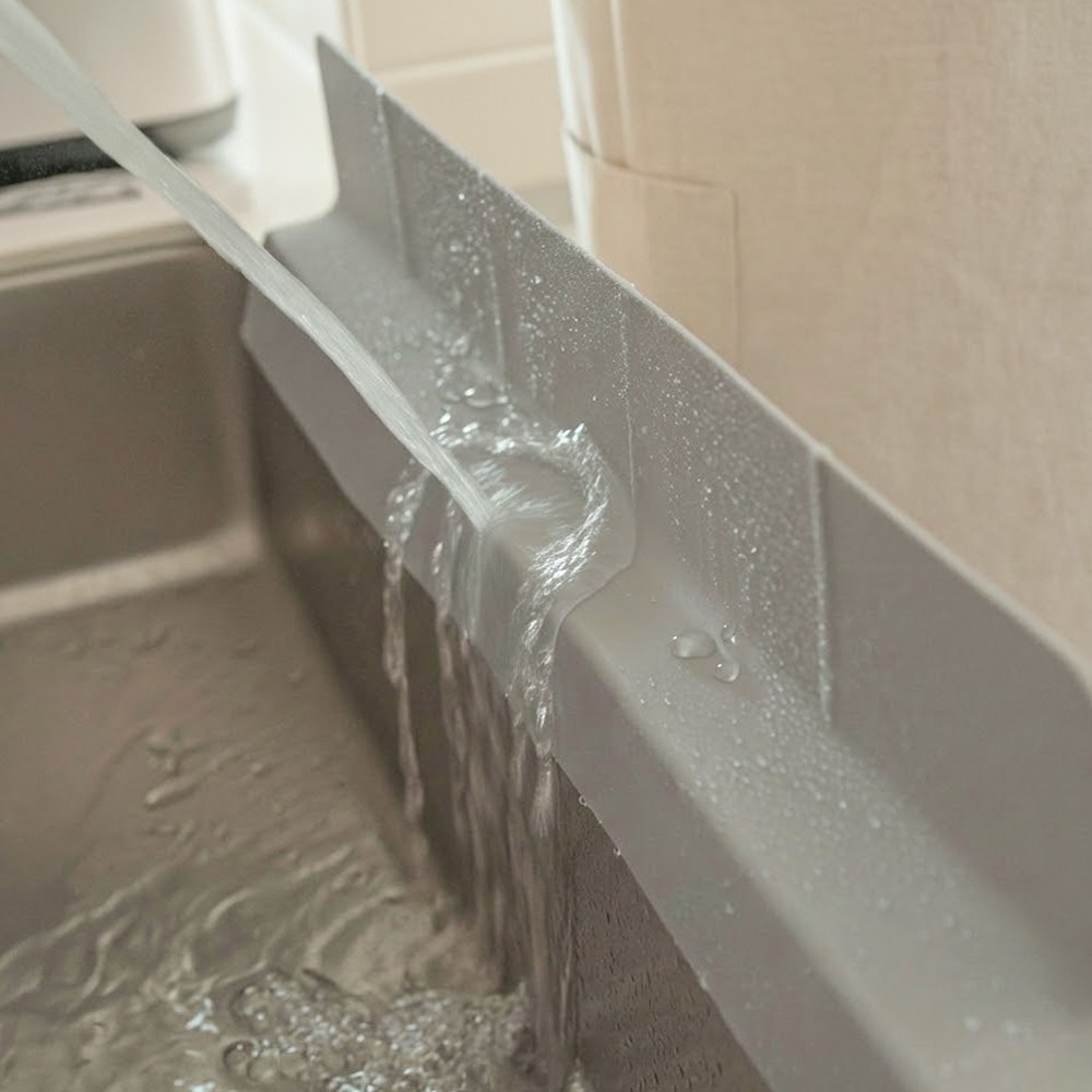 백화상점 처마형 싱크대 물막이, 그레이 (와이드형), 1개, 현재가 14,900원