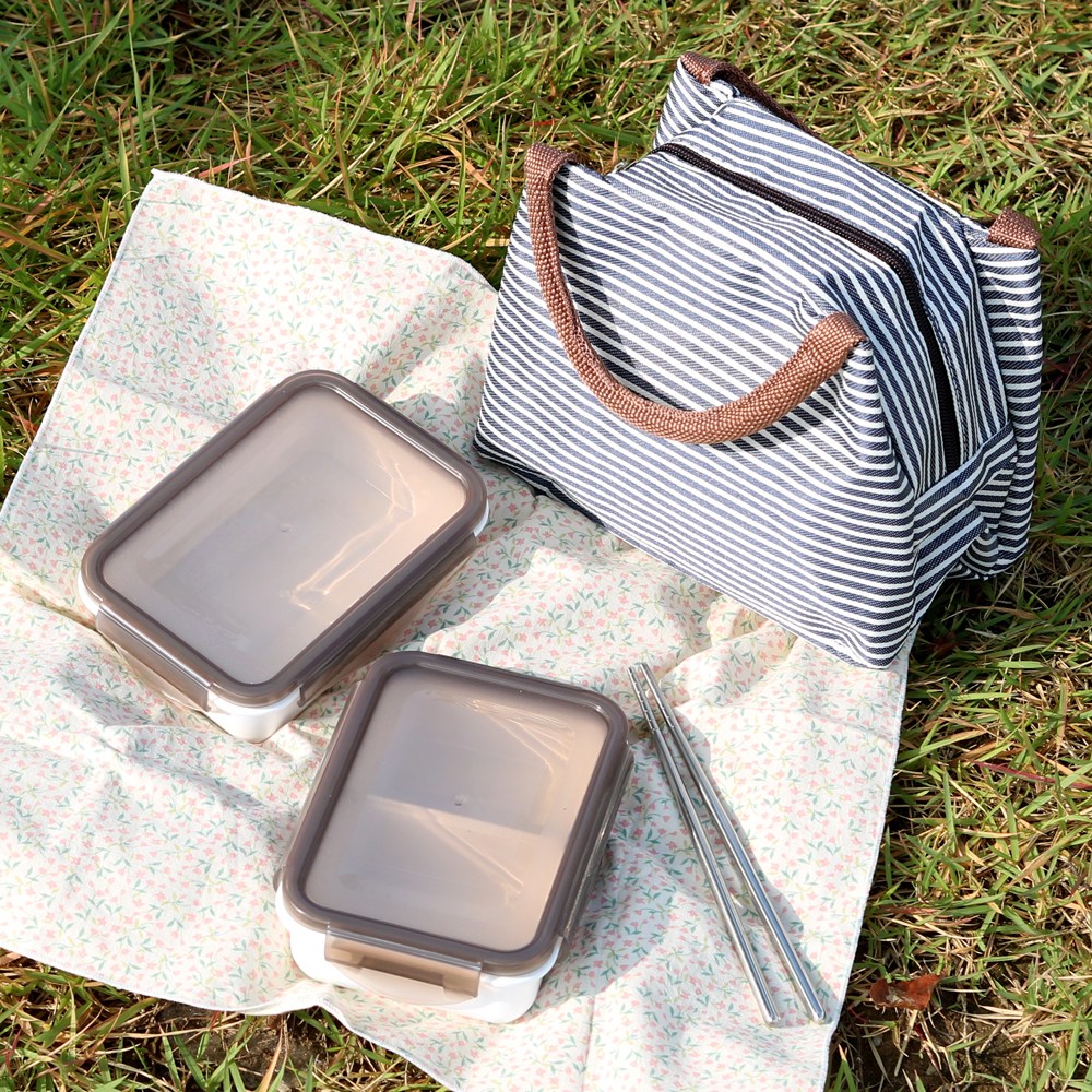 하루네 나눔 직장인 도시락통 세트+젓가락 2단, 3단 6,900원