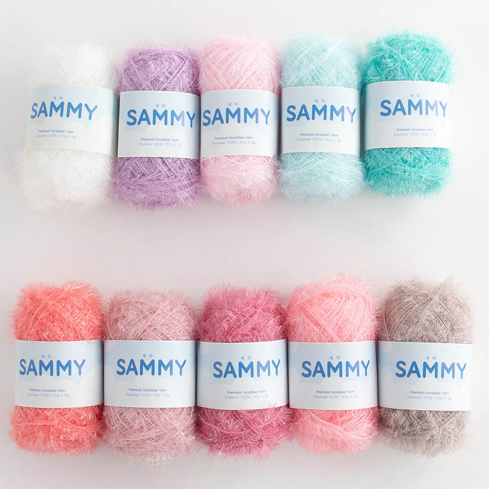 yarna 세미 수세미 뜨개실 10종 패키지, 09 블러쉬파스텔, 1개 14,580원