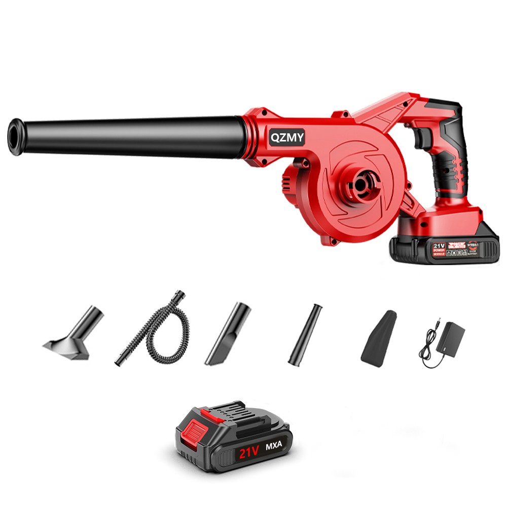 독일 기술 21V 불고빨고 365강력 송풍/흡입 2IN1 고성능 낙엽 무선 충전 미니 송풍기 휴대용, 1세트 88,900원