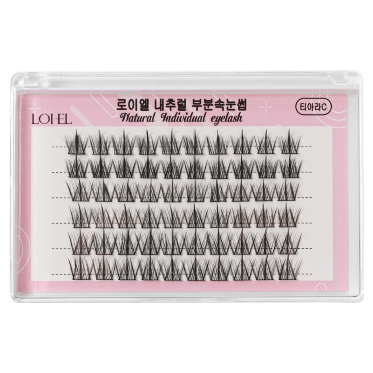 로이엘 티아라C 내추럴 속눈썹 인조속눈썹 붙이기, 1개 7,900원