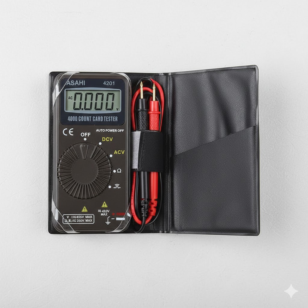 아사히 asahi 4201 포켓 디지털 테스터기 멀티미터 전기 측정기 멀티테스터 전기테스트기 33,440원