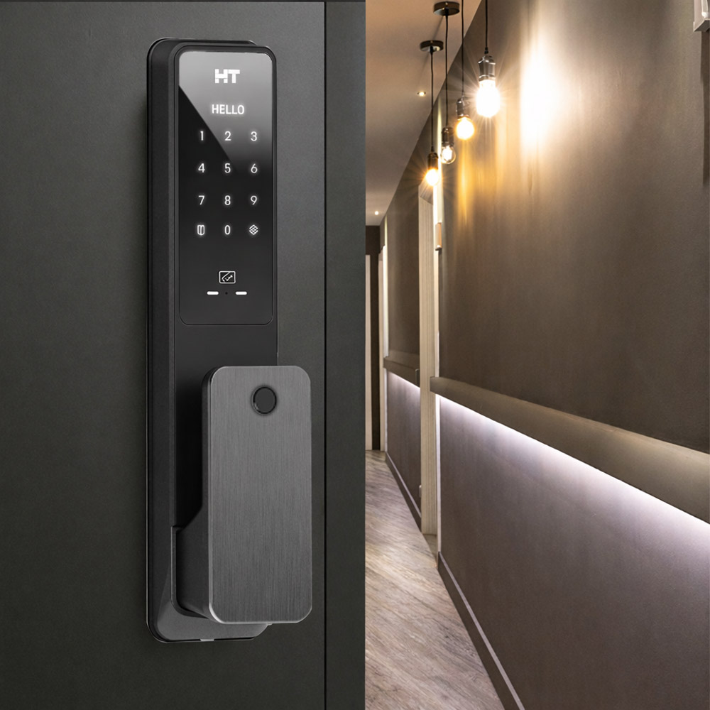 현대에이치티 무타공 도어락 현관문 자가설치 지문인식 푸시풀 디지털 도어락 TDL-P1102F 139,000원