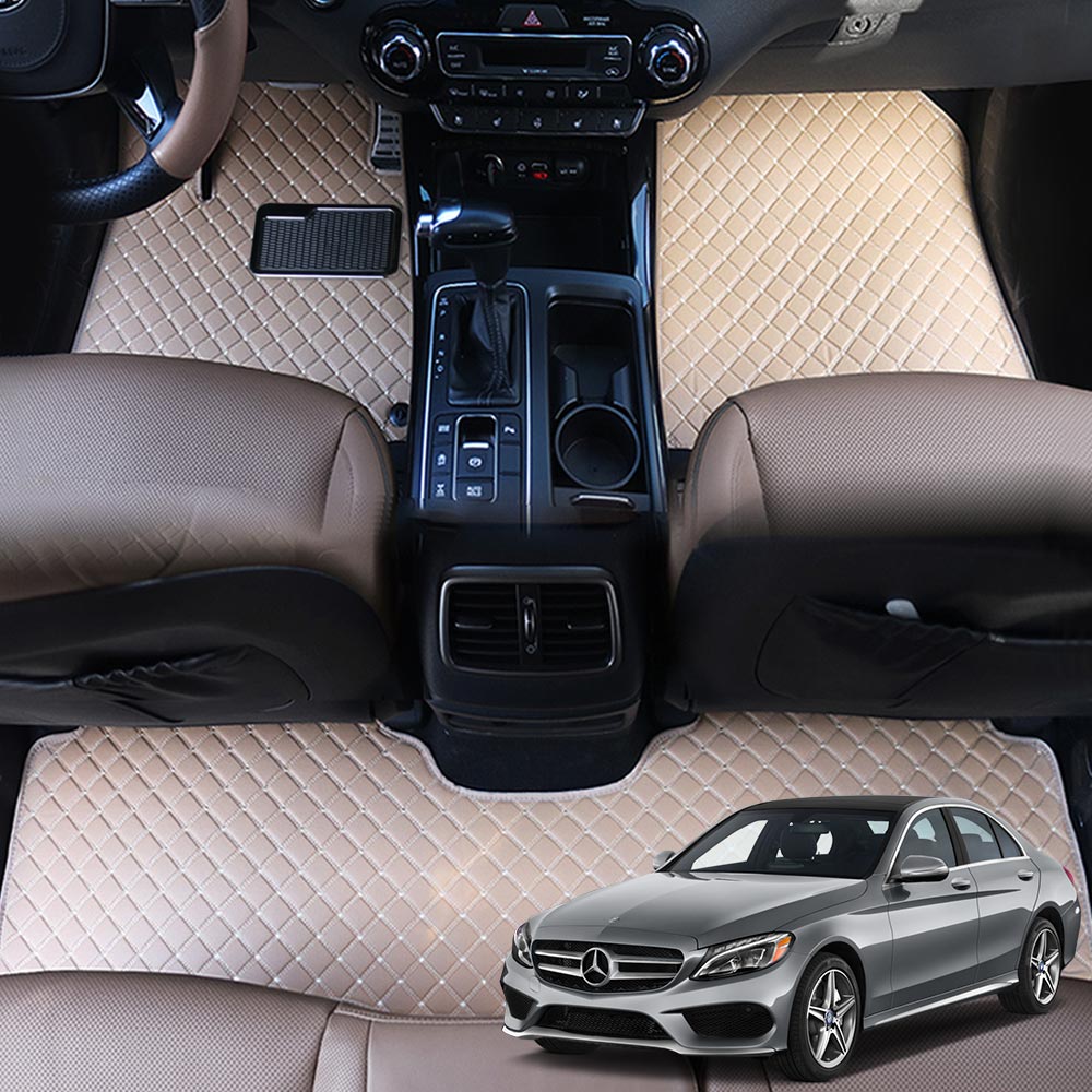 벤츠 C클래스W205바디 14년~24년 자동차 매트 카매트 퀼팅 가죽 1열 2열 플로어 호환매트 47,800원