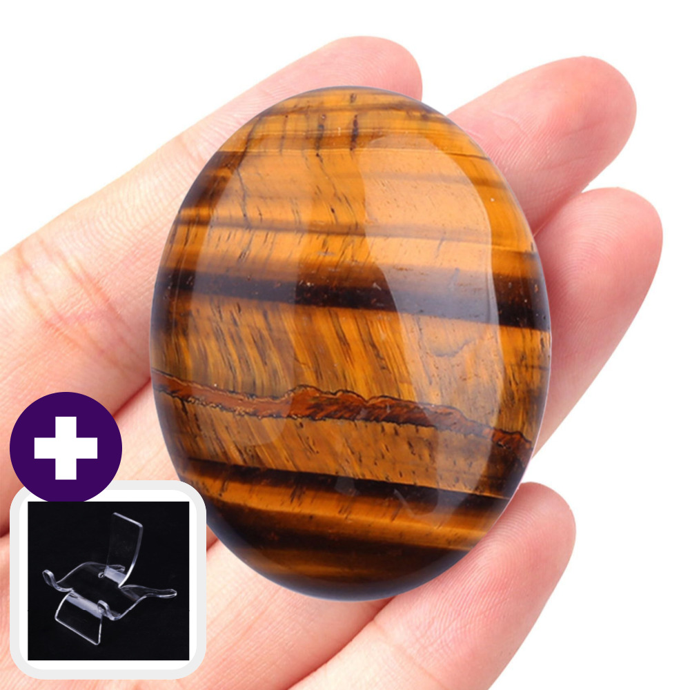 행운공방 천연 수정 원석 옥석 파워스톤 명상 돌 파우치 받침 무료증정, 호안석 13,900원